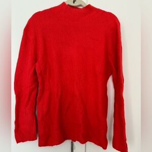 Halogen mock neck sweater